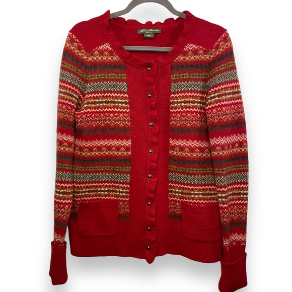 Eddie Bauer Sweaters - Eddie Bauer Women’s Wool-Blend Sweater Cardigan Size Medium